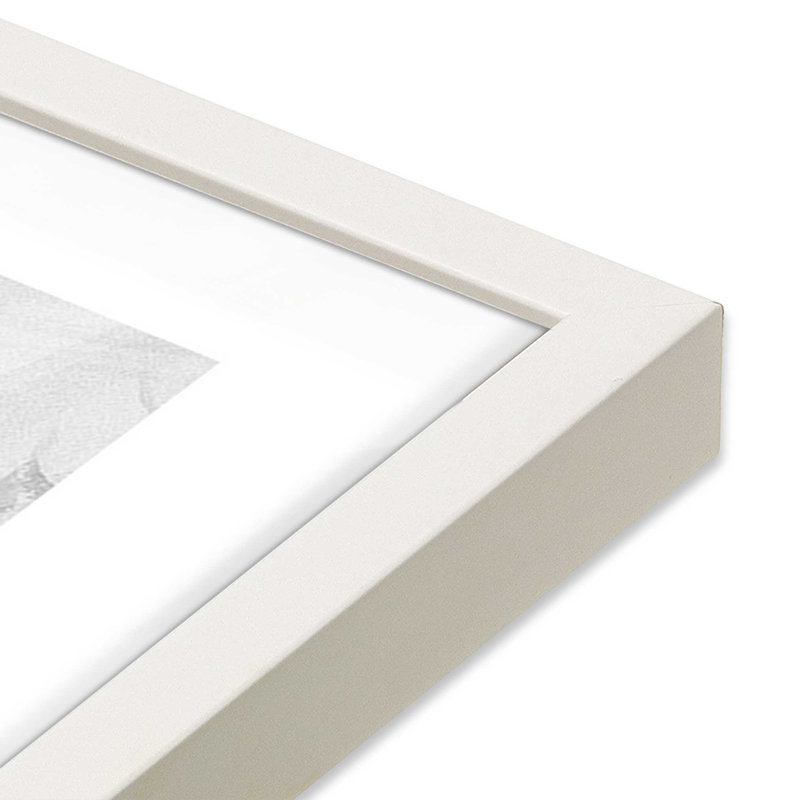 Forest Canopy Print, Opaque White Framed, 21" H x 17" W
