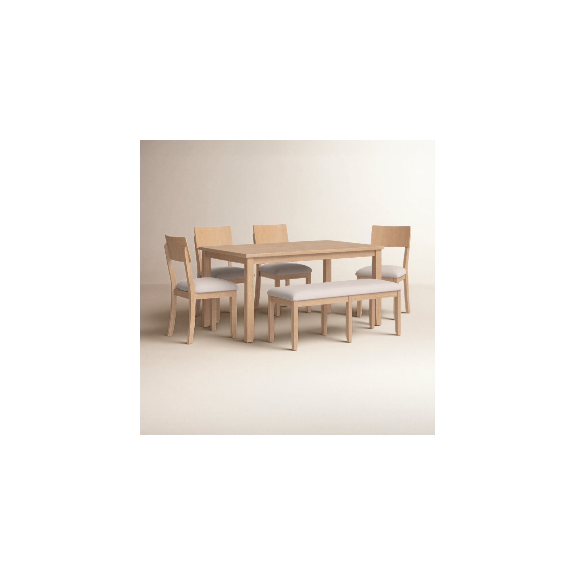 Paxton 6 - Person Dining Set, Graywash