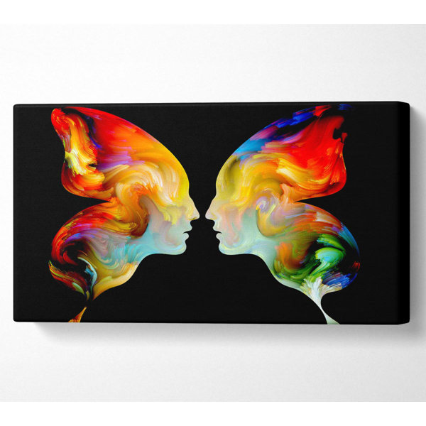 Ivy Bronx Butterfly Merge - Wrapped Canvas Art Prints | Wayfair.co.uk