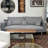 Upholstered 89'' Sofa