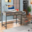 51''W Reversible Desk with Drawers-2079199040