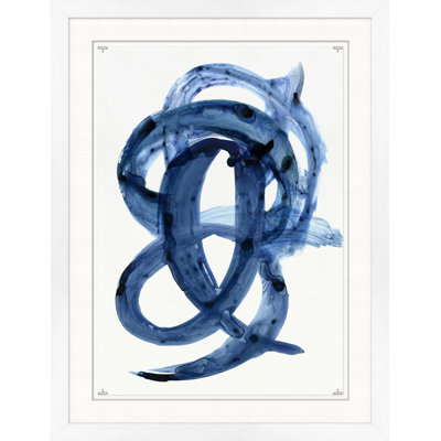 Blue Fluidity 2 Print by Thom Filicia