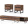 3-Piece Modern Living Room Table Set, 113-Inch TV Stand With Storage Cabinet And End Tables With 2 Drawers, Console TV Table And Entertainment Centre For Living Room
