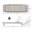 Chaise longue d'extérieur, siège en filet d'extérieur-167268662