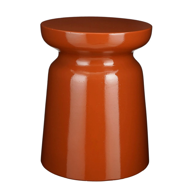 Stage End Table, Orange