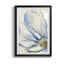«Cobalt & Paynes Petals I», reproduction encadrée de qualité supérieure, prête à être accrochée-1106866904-1106866911