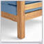Ensemble de fauteuils club de style moderne Mid-Century et fabrication en bois d'acacia durable pour la vie en plein air Oana