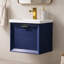 Meuble-lavabo mural simple 20 po avec plateau en céramique Draven-50291737