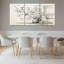 Ensemble de 3 tableaux sur toile représentant des fleurs de cerisier et du bambou, pour la décoration du salon et de la chambre.-805932222