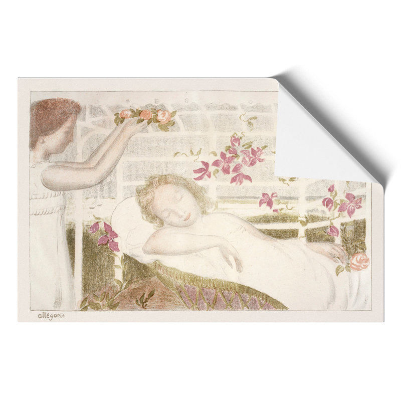 Allegory by Maurice Denis - No Frame Print, 21cm H x 30cm W x 0.1cm D