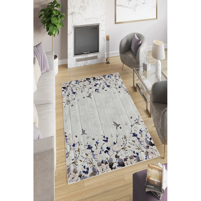 Eco-Friendly Hall Carpet, 100% Polyester, 31.5 x 59.1 inches | 650 g/m², 0.16 in Pile Height, Non-Slip PVC Dot Underside, Antibacterial, Machine Washable, Digital Print Design | Perfect for Home Decor & Living Spaces