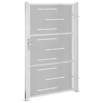 Vidaxl Garden Gate 39.4"X59.1" Stainless Steel