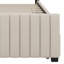 Lit plateforme tapissier avec lit gigogne-477070233