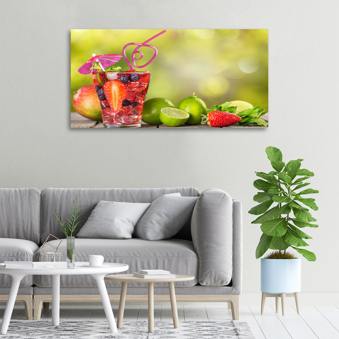 Fruit Cocktail - Ungerahmte Kunstdrucke auf Leinwand