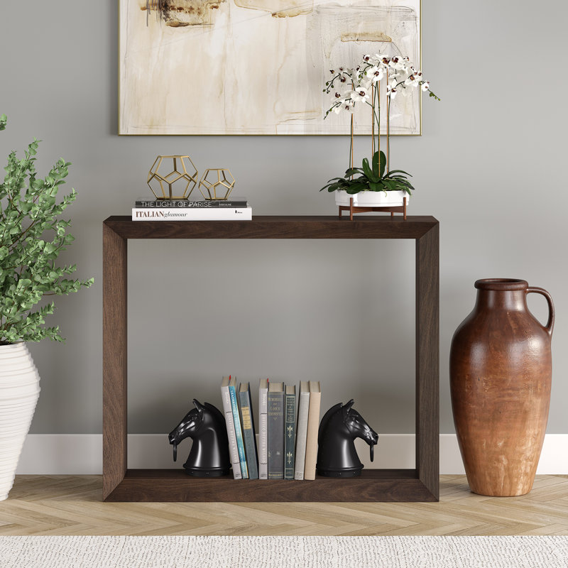 Console à cadre ouvert l 36 "avec tablette inférieure Osmond , Brun aulne