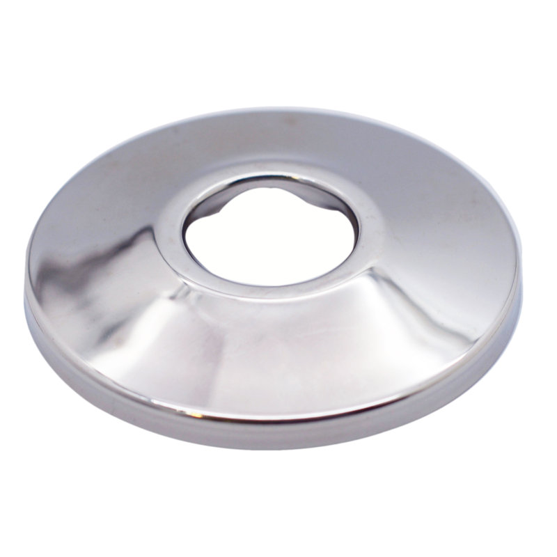 LA-Style Pedestal Sink Kit with P-Trap, Supply Lines, Flanges and Cross Handle Angle Stops, Polished Chrome