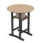 Table de bar 31,5 pouces ronde en PEHD pour l'extérieur, table de patio toutes saisons