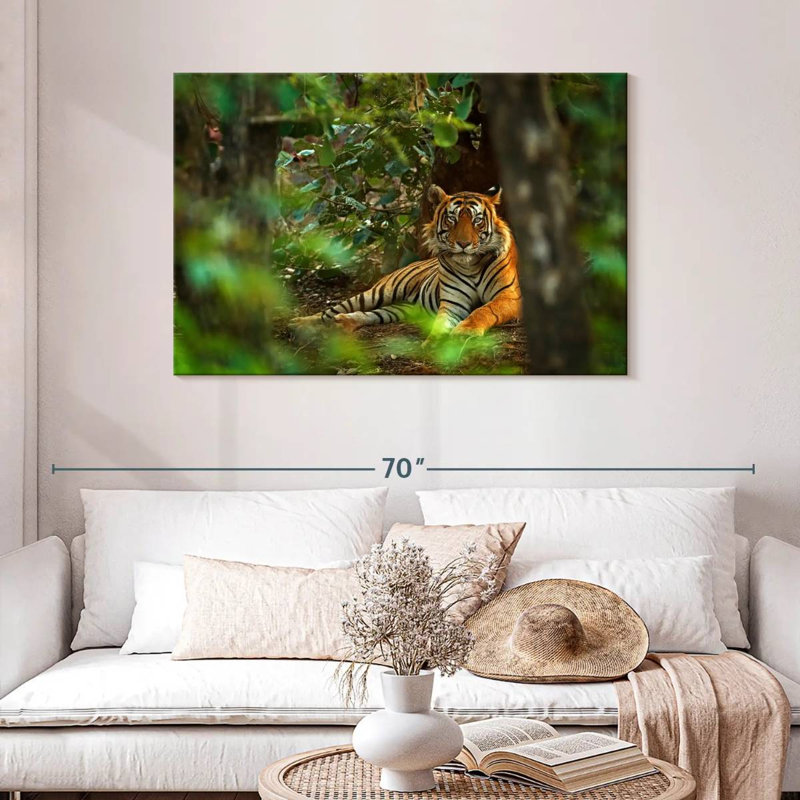 Brampt Indian Tiger, 30" H x 45" W