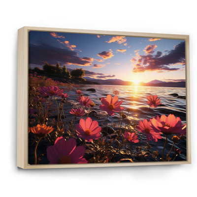 " Wildflowers Field Sunset "