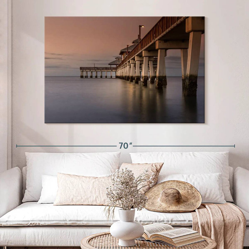 Aletra Myers Boardwalk Sunset, H 34 po x l 51 po