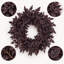 Couronne de feuilles de prunier de 61 cm (24 po) pour la décoration d'automne, d'Halloween et de l'Action de grâce