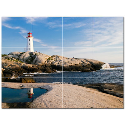 Panneau décoratif en céramique satinée 6 po x 6 po