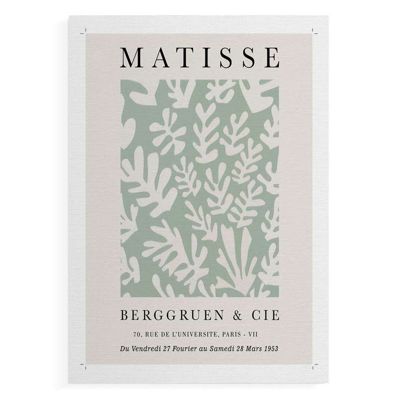 Matisse CLxxviii, reproduction encadrée - reproduction de toile seulement - non encadrée, H 60 po x l 40 po