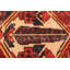 Tapis rouge rétro Kayseri 3 pi 11 po x 6 pi 2 po