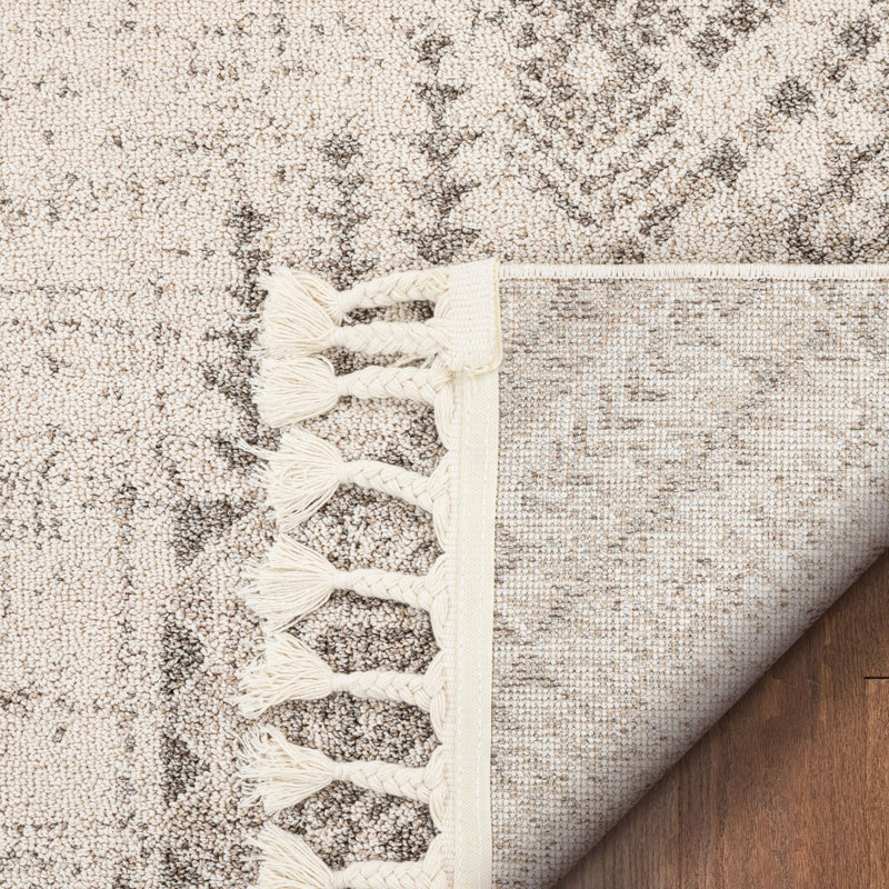 Loop-De-Loop Moroccan Synthetic Area Rug, Rectangle 120 x 180cm