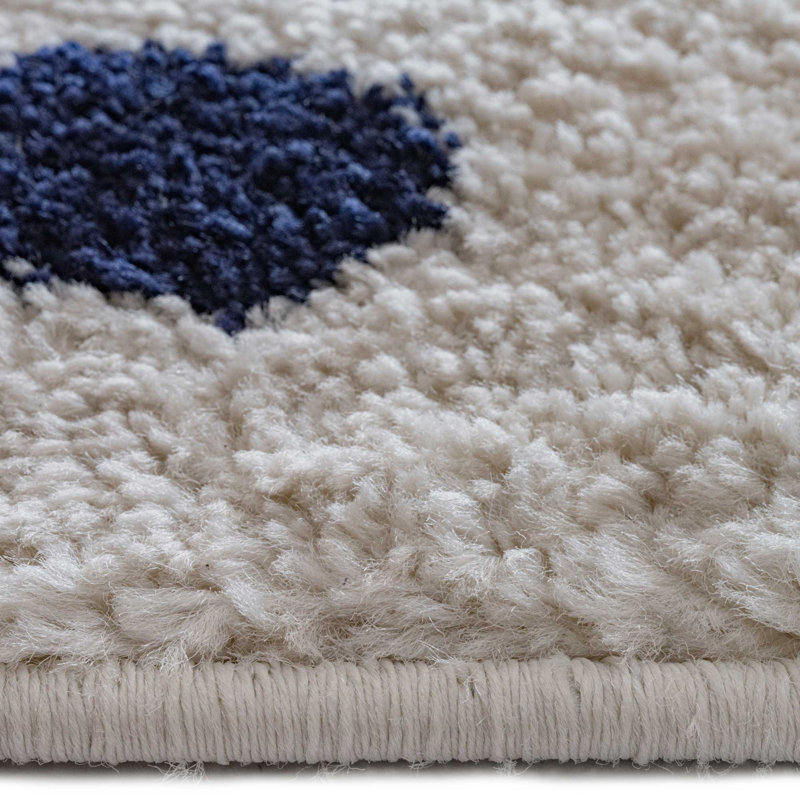 Performance Polka Dots Indoor Rug, Rectangle 5' x 8'