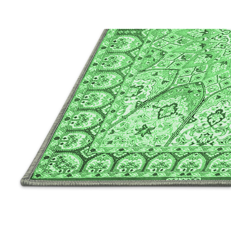 Washable Oriental Indoor Rug, Rectangle 7' x 10'