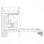 Lit mezzanine avec bureau intégré et escalier, avec compartiments de rangement et tablettes-1101897998