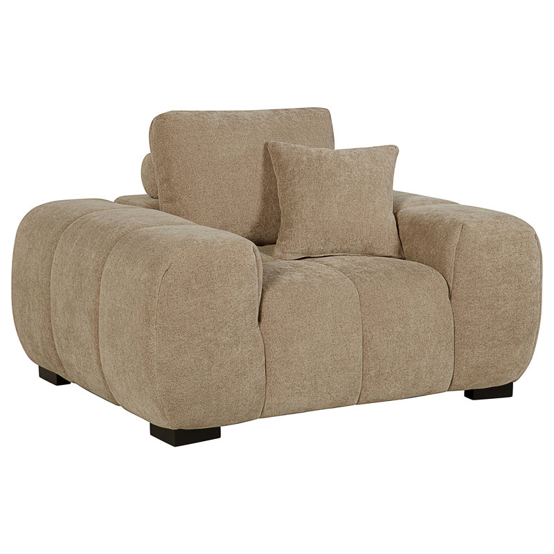 Fauteuil d'appoint Plather, Chameau
