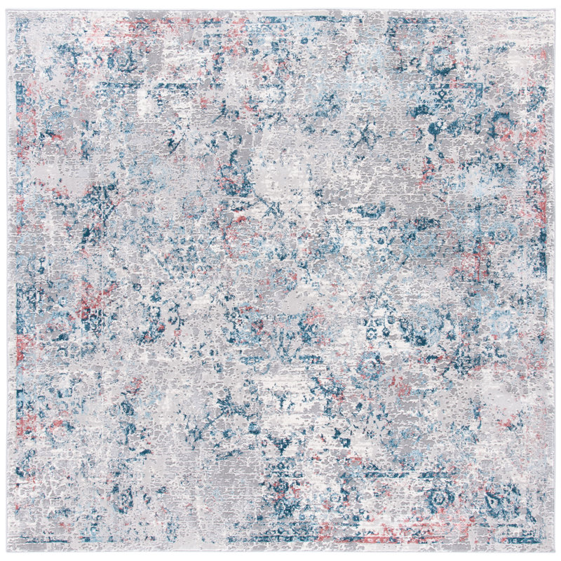 Erhart 500 Performance Oriental Rug, Square 6'7"