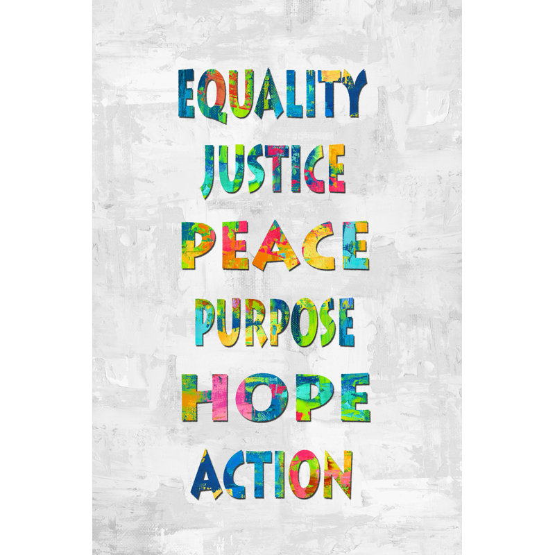 " Equality Rainbow ", 12" H x 8" W