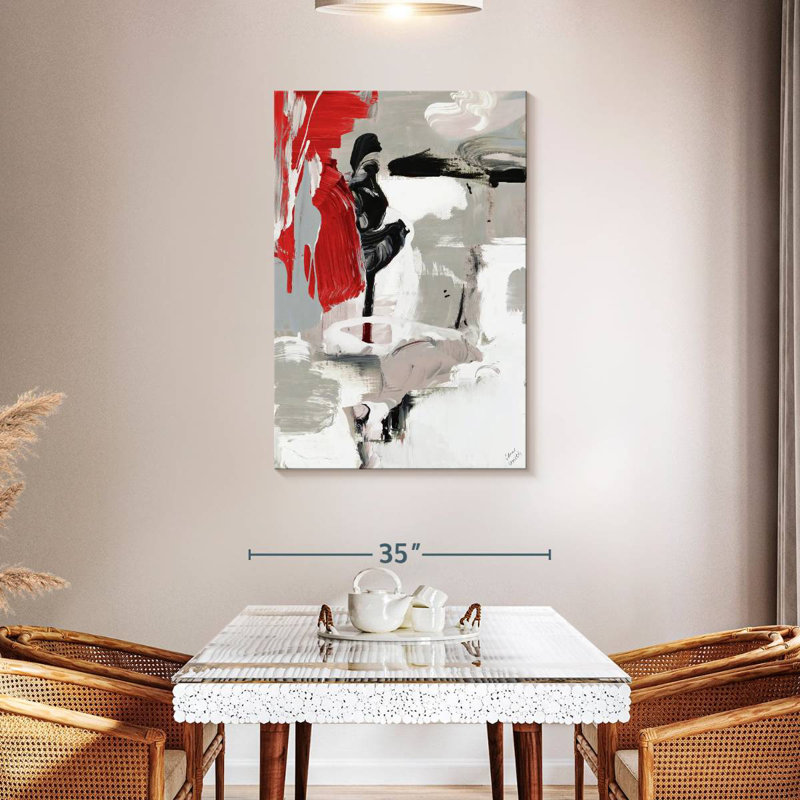 Avery Splash of Red, H 45 po x l 30 po
