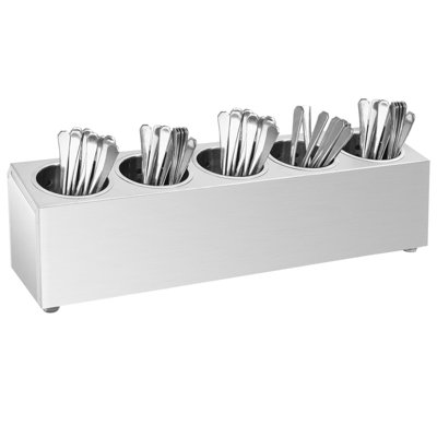 Stainless Steel Rectangle Utensil Holders/Pots/Jars