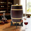 Baril de vin en bois de pin 15L / 3,96 gallons avec base et robinet, baril de vin de table rétro pour bar à domicile et réception-132063267