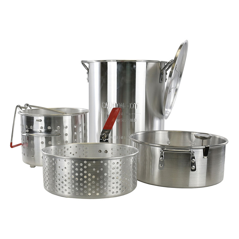 LoCo Cookers 30 qt. Aluminum Non-Stick Steamer Pot