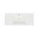 Better Vanity 19.5'' High Gloss White Stone Rectangular Bathroom Sink with Overflow