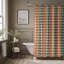 Retro Hues Collection - 1 Piece Standard Shower Curtain-1533750917
