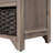 Entryway Bench with Removable Basket and Drawers-966252599