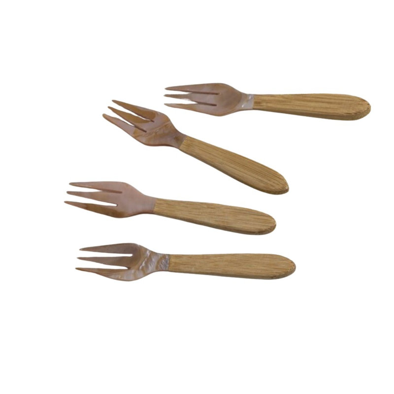 Fourchettes à cocktail Serin Shell, ensemble de 4