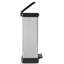 Decobin Waste Bin 50L With Foot Pedal Silver Metallic
