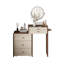 Ensemble de meuble-lavabo avec commode à tiroirs avec tabouret et miroir Retro Color