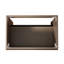 Meuble de rangement autoportant de 76 cm (30 po) avec portes à double bande, sans lavabo ni comptoir, sans robinet, sans bonde ni couvercle d'évier, couleur Heidelberg imitation bois-1459697205