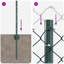 40cm H x 1000cm W Metal Border Fencing