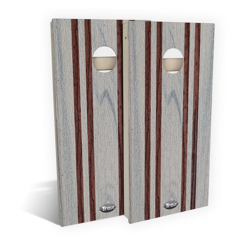 Ensemble de planche à cornhole Trex Rainier Lava Rock Comprend (2) planches (8) sacs et accessoires optionnels
