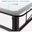 Izen 4 - Person Four Leg Dining Set, 5 Piece Dining Table Set with Tempered Glass Top, Metal Frame Kitchen Table Set with 4 Chairs, Modern Small Space Glass Dining Set for Apartment, Kitchen, Dining Room, Breakfast Nook-662593937