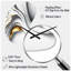«Abstract Geode Waves» - horloges murales asymétriques abstraites, horloge murale-105567948